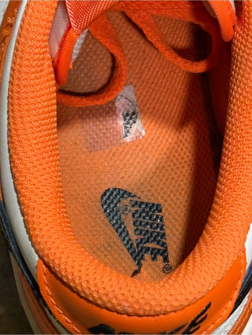 Nike Dunk Low GS Halloween 2022 Youth Size 7Y DH9765-003 Orange White - Picture 6 of 14